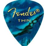 Fender 351 Picks Turquoise Thin (12 Pack)