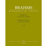 Brahms Sonata for Violoncello and Piano in E minor op. 38