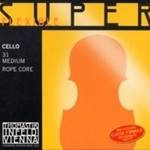Superflexible Cello D String 3/4