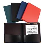 Leatherette Blue Band Folder