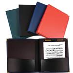 Leatherette Band Folder Red