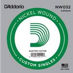 D'Addario Nickel Wound Electric Guitar Single String .032