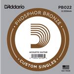 D'Addario Phosphor Bronze Acoustic Guitar Single String .022