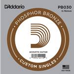 D'Addario Phosphor Bronze Acoustic Guitar Single String .056