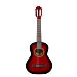 Beaver Creek BCTC401 1/2 Classical Guitar Trans Red