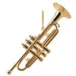 Trumpet Ornament 4.5"