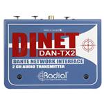 Radial DiNET DAN-TX2 2-Channel Dante Network Transmitter