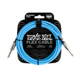 Ernie Ball 10' Flex Instrument Cable Straight/Straight - Blue