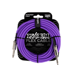 Ernie Ball 20' Flex Instrument Cable Straight/Straight - Purple