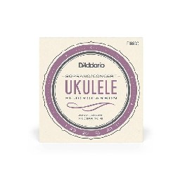 D'Addario Fluorocarbon Soprano/Concert Ukulele String Set - High G