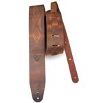 Guild Tooled Americana Leather Guitar Strap