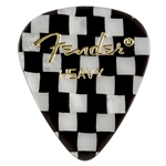 Fender 351 Checkered Picks 12 Pack Heavy