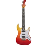 Jet JS-600-TRS Electric Guitar Transparent Red