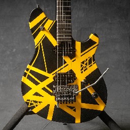 EVH Wolfgang Special Series Black & Yellow Satin Electric Guitar