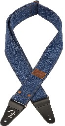 Fender Wrangle Riveted Denim Strap - Indigo