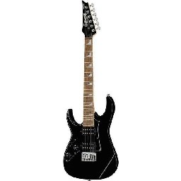 Ibanez GRGM21BKNL GIO RG miKro 6 String Electric Guitar Lefty - Black Night