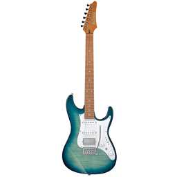 Ibanez AZ22S1FTXB Electric Guitar - Transparent Turquoise Burst