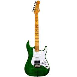 Jet JS-600-TGR Electric Guitar Trans Green