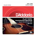 D'Addario EFT17 Flat Top Acoustic Strings 13-56