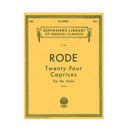 24 Caprices for Violin - Rode
