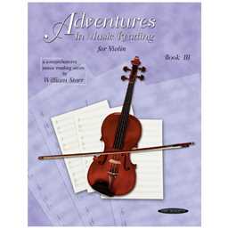 Adventures in Music Reading for Violin - Book 3