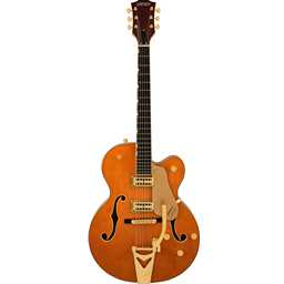 Gretsch Synchromatic™ Nashville™ Hollow Body Single-Cut with Bigsby®, Ebony Fingerboard, 50's Orange Stain