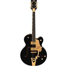 Gretsch Synchromatic™ Falcon™ Hollow Body Single-Cut with Bigsby®, Ebony Fingerboard, Black