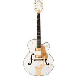 Gretsch Synchromatic™ Falcon™ Hollow Body Single-Cut with Bigsby®, Ebony Fingerboard, Snowcrest White