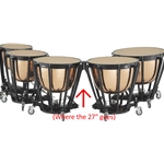 Yamaha TP8327R Timpani 27" - Cambered Hammered Copper