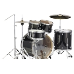 Pearl Export Drum Set + Hardware - Black Smoke