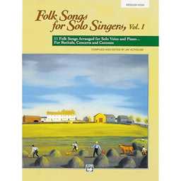 Folk Songs for Solo Singers, Vol. 1 - Medium High Voice