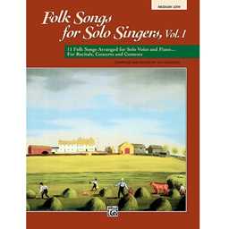 Folk Songs for Solo Singers, Vol. 1 - Medium Low Voice