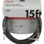Fender Professional Series Instrument Cable Right-Angle 15'