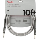 Fender Professional Series Instrument Cable 10' - White Tweed