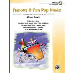 Famous & Fun Pop Duets, Book 1