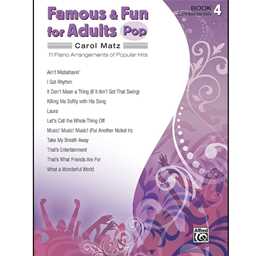 Famous & Fun for Adults: Pop, Book 4