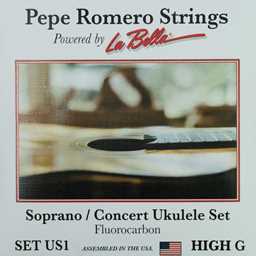 Romero Soprano/Concert High G Ukulele Set