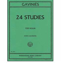 24 Studies for Violin - Gavinies/Galamian