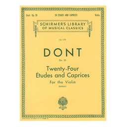Dont 24 Etudes and Caprices, Op.35 Violin (Schirmer)