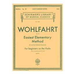 Wohlfahrt Easiest Elementary Method for Beginners, Op. 38 (Schirmer)