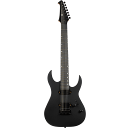 Spira V-407 Flying V 7 String Electric Guitar - Black