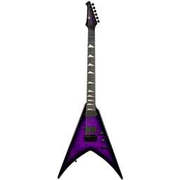 Spira V-500-TPP-E V Style Electric Guitar - Trans Purple