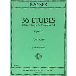 Kayser - 36 Studies Op.20 Violin
