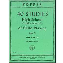 Popper - 40 Studies (High School of Cello Playing), Op. 73