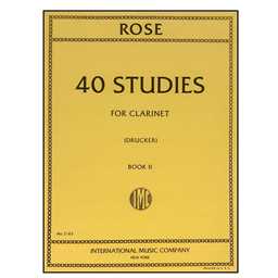 Rose - 40 Studies Vol. 2 Clarinet
