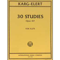 Karg - Elert 30 Studies for Flute Op.107