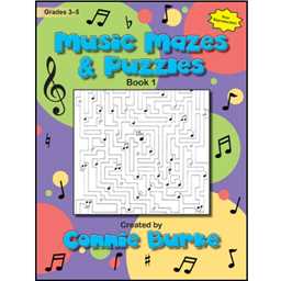 Music Mazes & Puzzles Burke - Book I