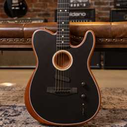 Fender American Acoustasonic Telecaster - Black (Used)