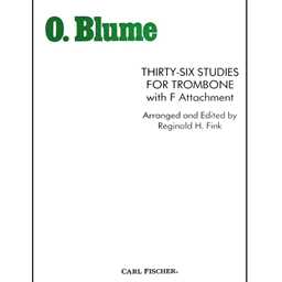 Blume - 36 Studies for Trombone with F Attachment