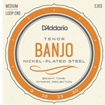 EJ63i D'addario Irish Tenor Banjo String Set Nickel Steel 12-36